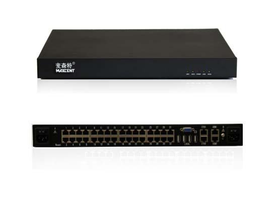 機架式32端口CAT5 （2/4遠(yuǎn)程1本地用戶）數(shù)字IPKVM切換器